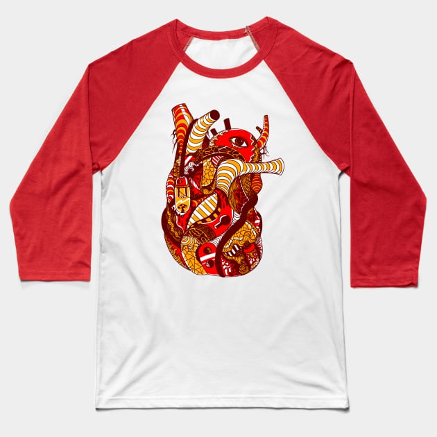 Orad Light Heart Baseball T-Shirt by kenallouis